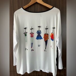 Haut à manches longues